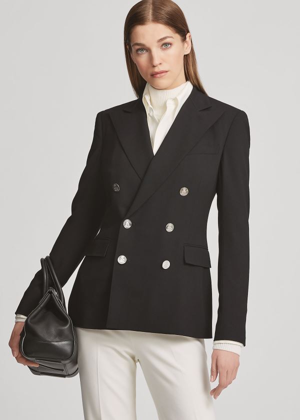 Women's Ralph Lauren The RL Stretch Wool Blazers | 960758CVJ